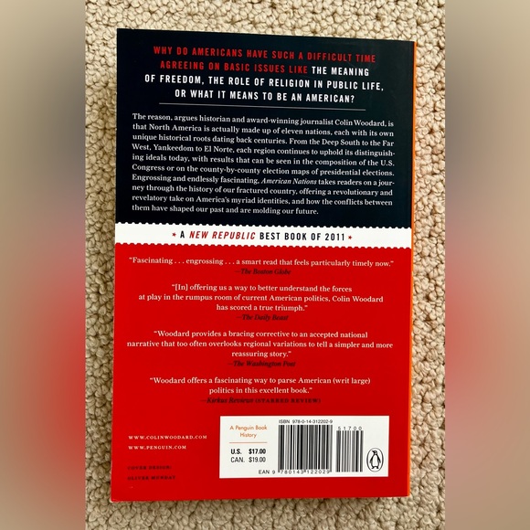 “American Nations” by Colin Woodard - Picture 2 of 2